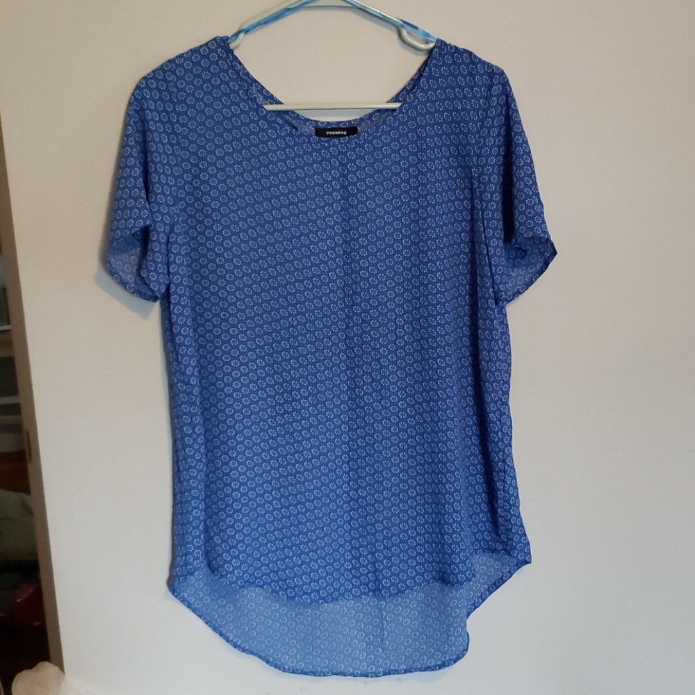 NWT Medium Blue Blouse